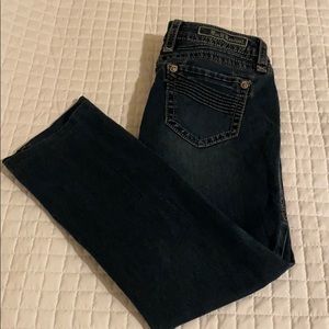 ROCK REVIVAL Jeans Crop Capri Size 28